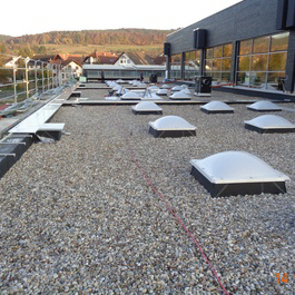 Sanierung Flachdach Sporthalle